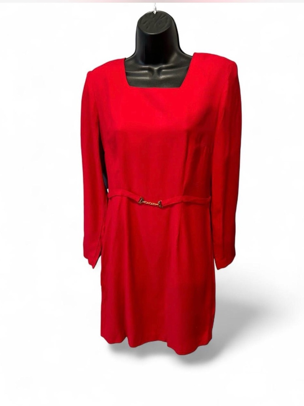 Leni leni Vintage 80s 90s Leni Dress red Cocktail Size 6